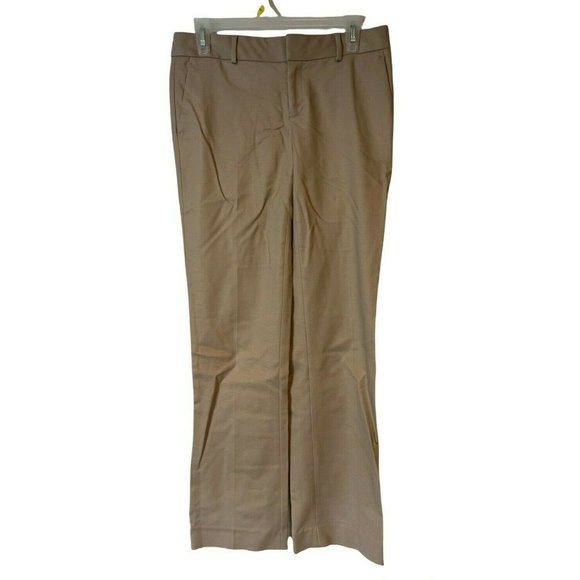 Banana Republic Pants - BANANA REPUBLIC Womens Dress Pants Tan Straight Leg Relaxed Stretch Soft SIze 2